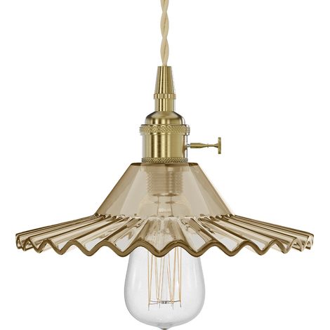 Retro-Wandleuchte - Retro-Design - Escarlata Bernstein (1/5)