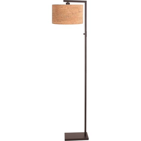 Steinhauer - stehlampe - Stang - braun - metall textil -