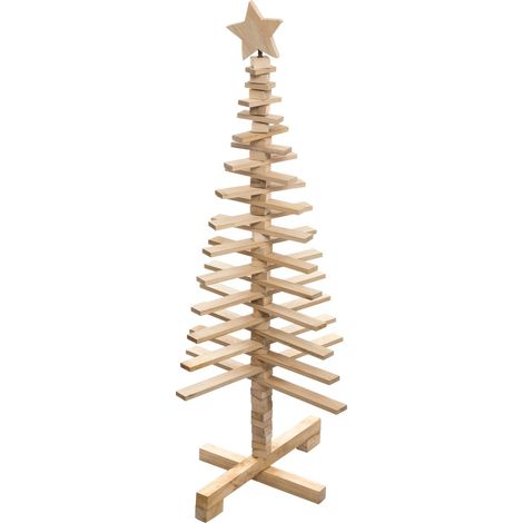 Sapin de Noël en bois articulé format moyen