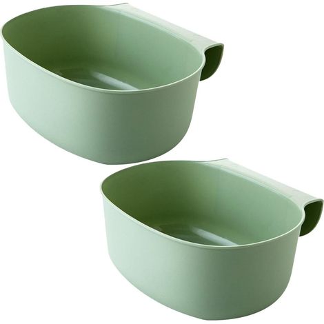 Set mit 2 hängenden Küchenabfalleimern, Mini-Haushaltsabfallkörben, Wohnaccessoires