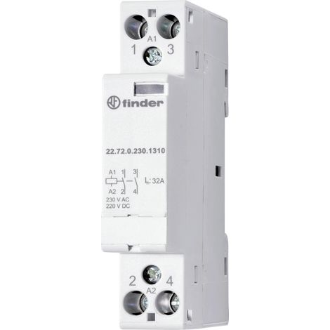 Finder 22.74.0.024.1717 Installationsschütz  1 Öffner, 3 Schließer  230 V/AC, 400 V/AC     1 St.