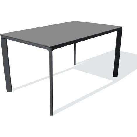 MEET - Tavolo da giardino 6 posti in alluminio - EZPELETA
