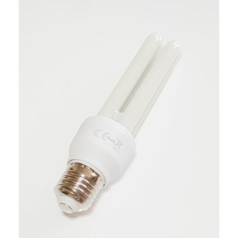 Lampadina led E27 11w 2U tubolare opaca luce calda 3000k naturale 4000k fredda bianca 6500k calda 3000k (1/2)