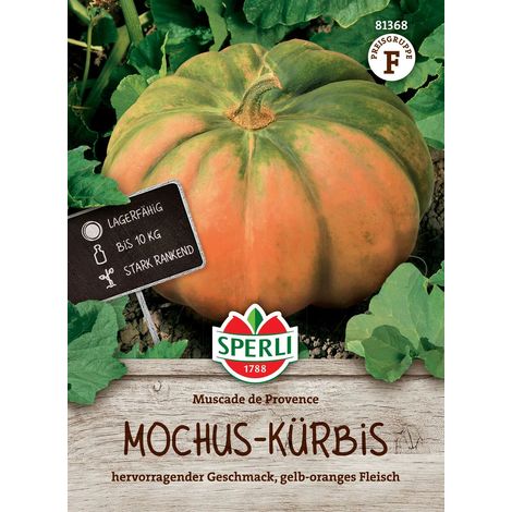 Sperli – Courge « Muscat de Provence » – Graines de légumes, fruits env. 8-10 kg (1/2)