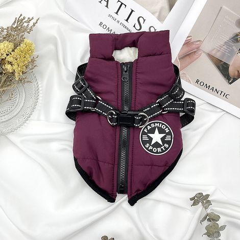 Veste pour petits chiens hiver gilet pour animaux de compagnie chaud chien vêtements épais peluche doublé manteau pour Chihuahua chiens vêtements pour animaux de compagnie (1/4)