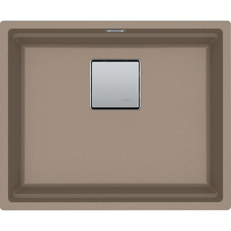 Franke KNG 110-52. Tipo di lavello: Lavello sottopiano, Forma del lavandino: Rettangolare, Colore del prodotto: Beige. Larghezza: 560 mm, Profondità: 460 mm, Altezza: 200 mm - 125.0529.602 (1/2)