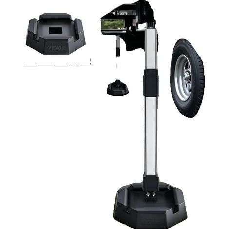 Cric de Stabilisation pour Camping-Car, Capacité de Charge de 2,3 tonnes, Matériau en Acier, Surface Antidérapante, Compatibilité Carrée de 14 cm, Ensemble de 4 (1/5)