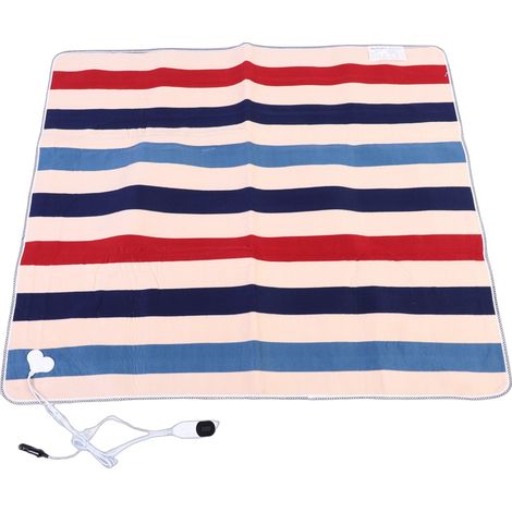Couverture chauffante voiture flanelle – Hiver camping 3 minuteries 9 températures 78,74x31,5 pouces, confort (1/5)