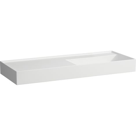 LAUFEN Kartell lavabo, encastré, tablette à gauche, sans trou (1/3)