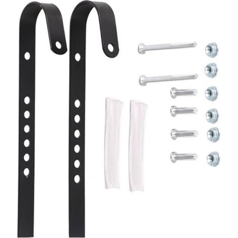 Panier avant réglable pour vélo électrique, cadre robuste avec crochet de libération rapide et multifonctionnel. (1/5)