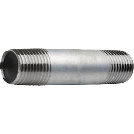 Raccord de tuyau galvanisé 1/2 pouce 25 cm