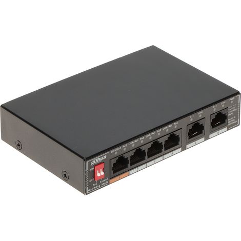 SG1006P 4-Port-POE-Switch, 4 PoE Dahua (1/4)
