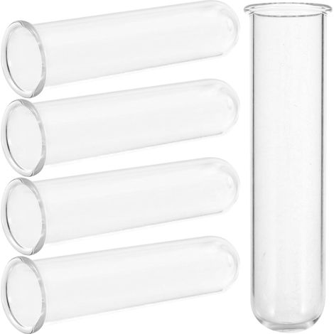 Zerodeko Lot de 5 tubes à essai transparents pour la propagation des plantes (1/5)