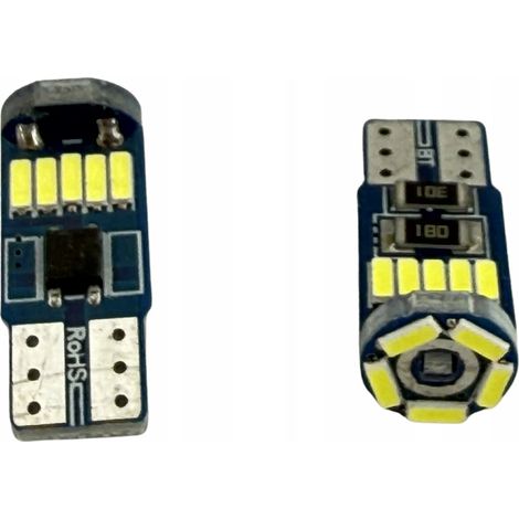 LED-Parkleuchten T10 W5W, kaltweiß, 2 Stück, breiter Abstrahlwinkel (1/2)