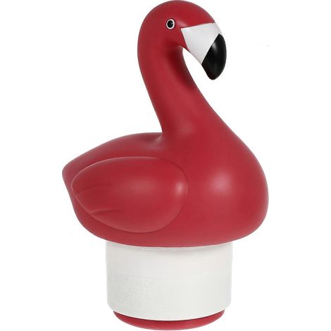 Distributeur de chlore flottant Flamingo Pool compatible avec rangement en PVC (1/5)