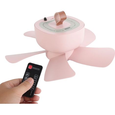 Tragbarer USB-Deckenventilator mit Fernbedienung, Mini-Hängeventilator für Camping und Überdachung (1/5)