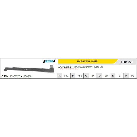 MARAZZINI EUROSYSTEM SLALOM RODEO 76 R303956 Rasenmähermesser