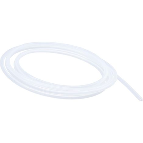 Tuyau flexible en silicone transparent de qualité alimentaire de 1,6 mm x 3,2 mm de diamètre extérieur de 2,5 m, pour transfert de pompe, aquarium (1/5)