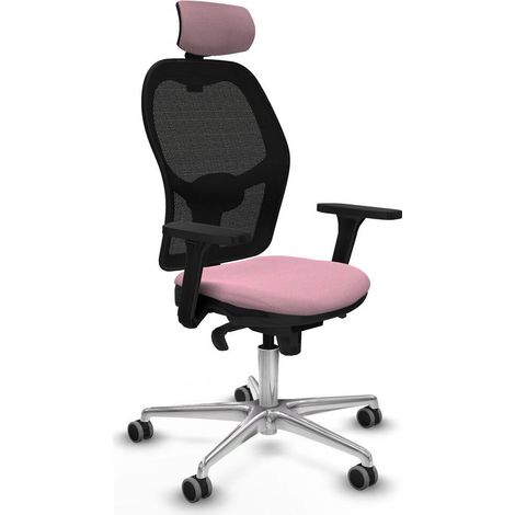 Piqueras-y-crespo Sedia ergonomica rosa da ufficio