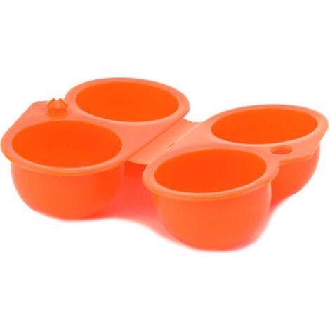 Boîte à Oeufs, 4 Grille Boite Oeuf en Plastique, Portable Boite a Oeuf avec Couvercle, Conteneur de Stockage D'oeufs, Boîte de Rangement d'Oeufs pour Frigo Réfrigérateur Camping (1/4)