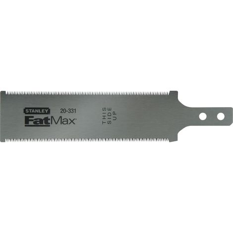 Stanley – Lame de scie japonaise extra fine 120mm – Denture triple bisseau pour sciage précis – Réaffûtable – Pour bois dur et teck