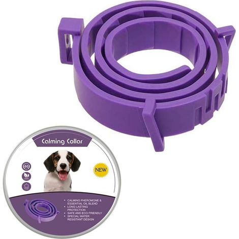 ALQFFHL Beruhigungshalsband für Haustiere, geeignet für Hunde und Katzen, verstellbare Größe, Anti-Angst-Halsband, lang anhaltende und natürliche Beruhigungswirkung, lindert Angstzustände bei Katzen u