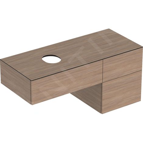 GE VariForm US pour AS-WT, avec 3 tiroirs, 120x55x51cm, chêne (1/3)
