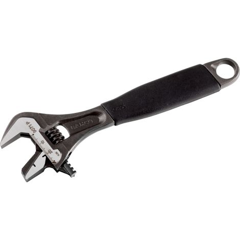 Bahco 9070P Clé à molette ergonomique noire et grise