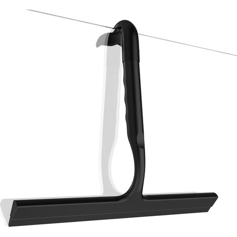 Raclette de douche en silicone pour salle de bain - Miroir noir (1/5)