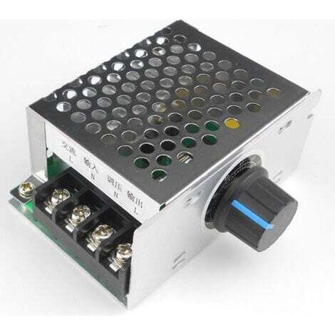 BUNTHAUS PA Aiperq Régulateur de vitesse de moteur monophasé 220V AC Interrupteur de vitesse de moteur de ventilateur Variateur et régulateur de température (1/4)