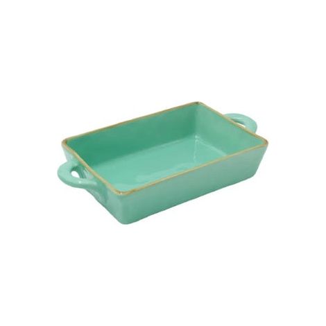ROSE & TULIPANI Concerto Verde Acqua Teglia 29 x 15 x 6 Cm (1/3)