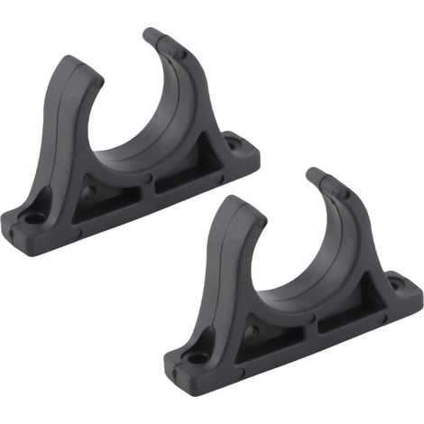 Clips de fixation pour pagaie de bateau, support de crochet en plastique, gain de temps, robuste, pour kayaks, canoës et barques (2 pièces) (1/5)