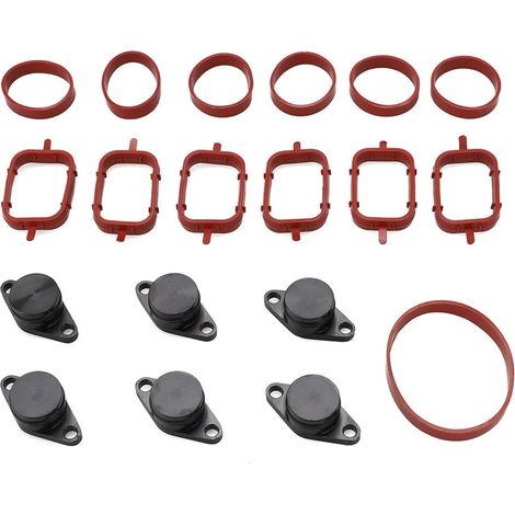 Kit de suppression des volets de turbulence 6 x 33 mm avec entretoises d'admission pour M57, kit de réparation pour la suppression des volets de turbulence