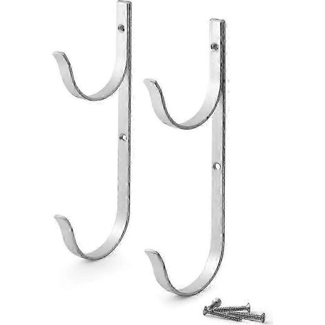 Ensemble de 2 crochets de haute qualité pour perche de piscine, support en aluminium, crochet télescopique pour écumoire (1/5)