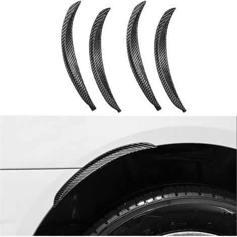 Voiture Garde-Boue Arc Roue Sourcil Lèvres, Fenders Fusées Passage De Roue Garniture, Bande De Sourcil Roue, Voiture Autocollant De Garde Sourcil D'Arches Décoration(4 Pièces) (1/5)