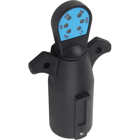 Connecteur 12V 7 broches testeur circuit remorque faisceau câblage prise pour remorques auto (1/5)