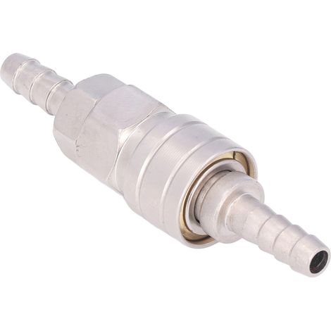 Raccord Pneumatique Auto-Bloquant en Acier Inoxydable - Connexion Rapide pour Tuyaux d'Air (Queue 8mm SH, PH20) (1/5)