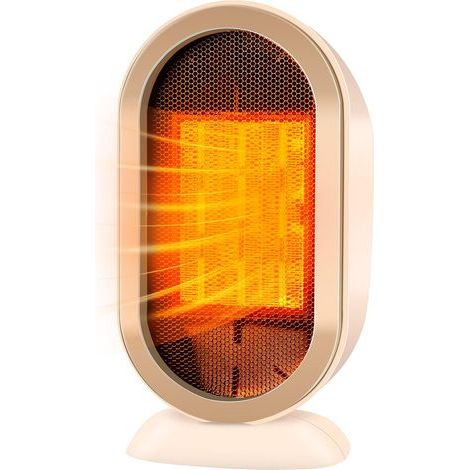 Chauffage d'appoint, Radiateur Soufflant Salle de Bain Mini Radiateur Electrique 800W/1200W Protection Contre Surchauffe & Anti-Basculement pour la Salle de Bain, la Maison, le Salon, le Bureau (1/5)