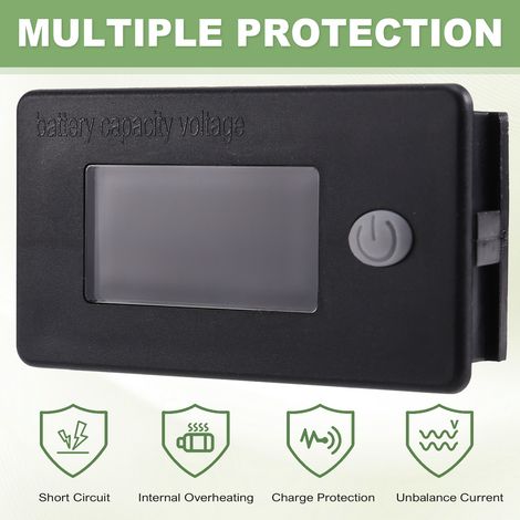 unit. Colour: Black. Material: ABS. Battery power indicator, LCD voltmeter, voltage tester. (1/5)