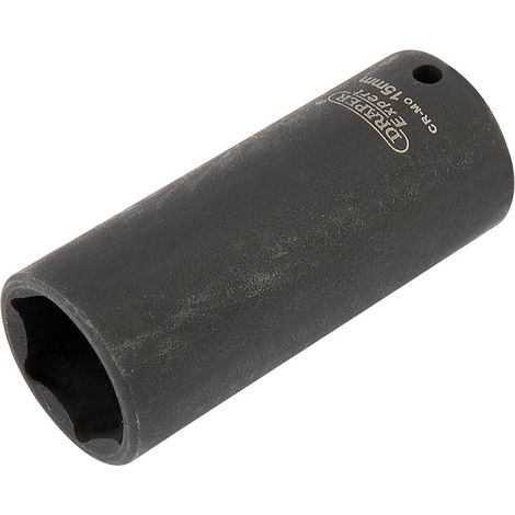 DRAPER Expert 15mm 1/4 Square Drive Hi-Torq 6 Point Deep Impact Socket - 05193 (1/5)