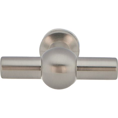 Pomo tirador T acero inoxidable muebles armario 110mm (1/2)