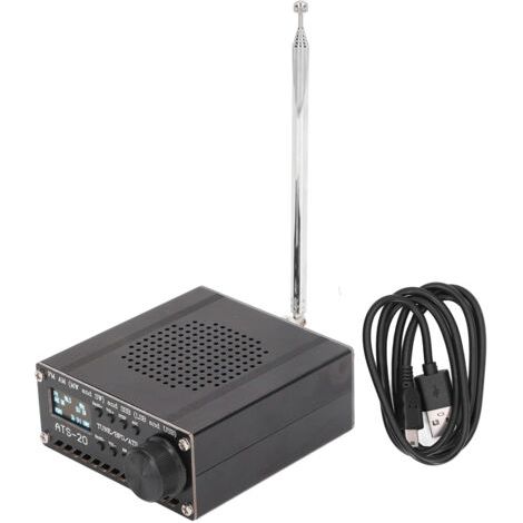 Récepteur Radio pleine bande AM LW MW SW SSB LSB USB Scanner Portable avec antenne ATS‑ 20 + Si4735 (1/5)