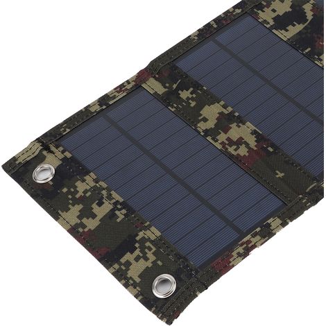 Autozubehör Tragbare faltbare Solartasche Tarnfarbene Solarladetasche (1/5)