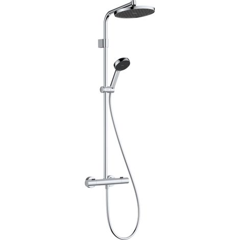 Système de douche hansgrohe Activera S 240 – Douche de tête 240mm – 1 jet Rain – Économie d'eau EcoSmart – Bras de douche 344mm