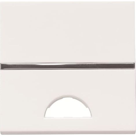Zenit Enjoliveur 2 Modules Blanc Pour Symboles N2004.X 2CLA220190N1101 ABB N2201.9BL