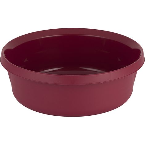 Bol en plastique, mat, 14L, bordeaux -JAG (1/3)