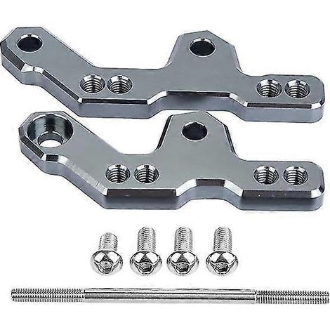 Motorrad-Fußrasten aus CNC-gefräster Aluminiumlegierung, schwarz / universell für Kawasaki Ninja 250 300 Zx300r Z250 Z300 – Titan (1/5)