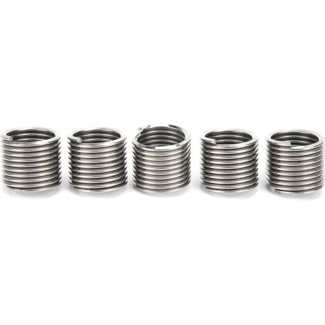 5pcs M202.51.5D steel wire thread insert, thread protection sleeve, thread repair. (1/5)