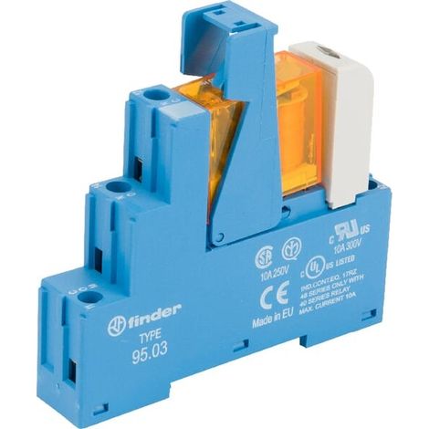 Relais d'interface 230V c.a., 1 RT, montage Rail DIN, série , 48 Series ( Prix pour 1 ) (1/2)