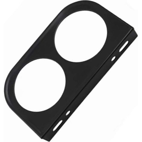 Support de montage fonctionnel de 2,1 pouces pour manomètres simples, doubles ou triples, compatible avec la plupart des véhicules (pression d'huile et vitesse), multicolore. (1/4)